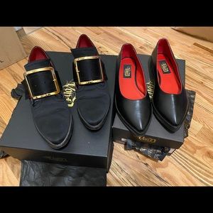 Kat Von D Coven I (black/gold) and Roxy Flat